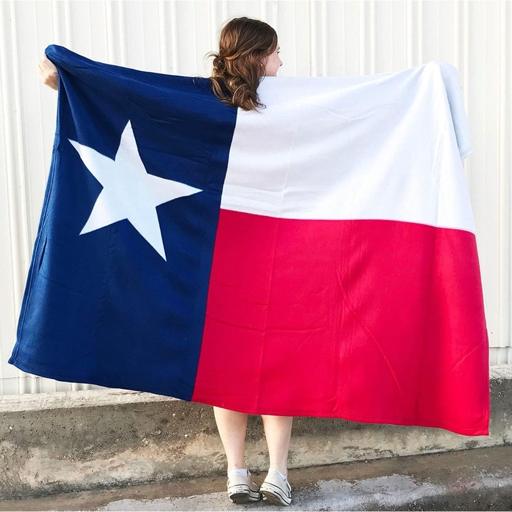 Texas Flag Blanket 50x60